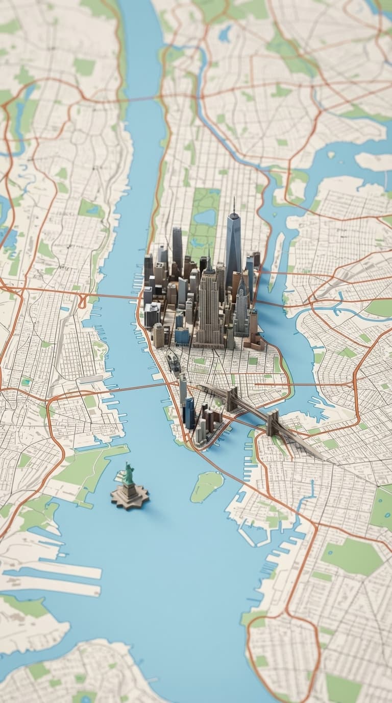 City miniature model