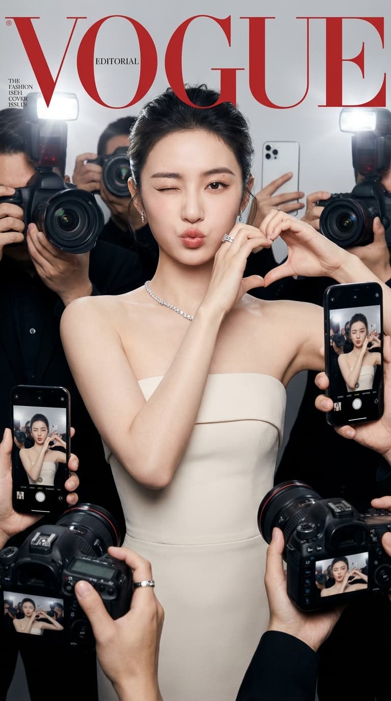 VOGUE Editorial Paparazzi Elegance