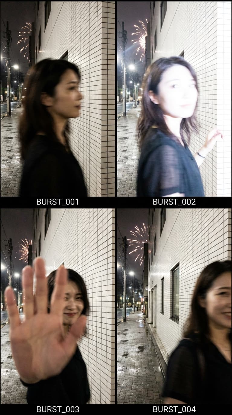 Ultra-realistic accidental smartphone photograph