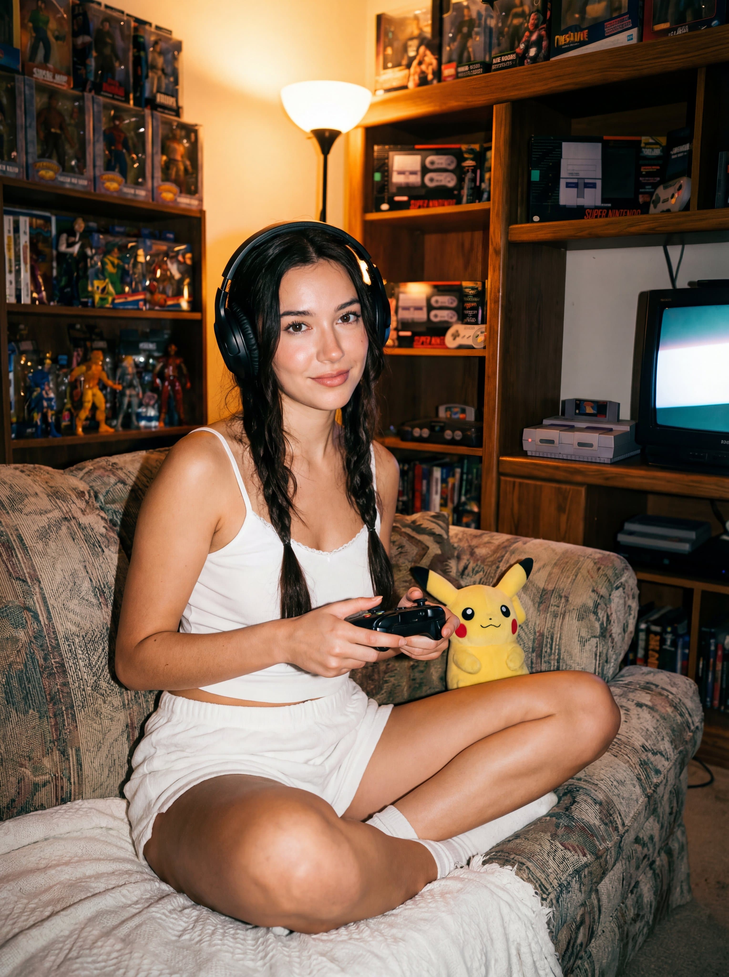 Direct Flash Gamer Girl